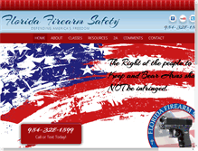 Tablet Screenshot of floridafirearmsafety.com